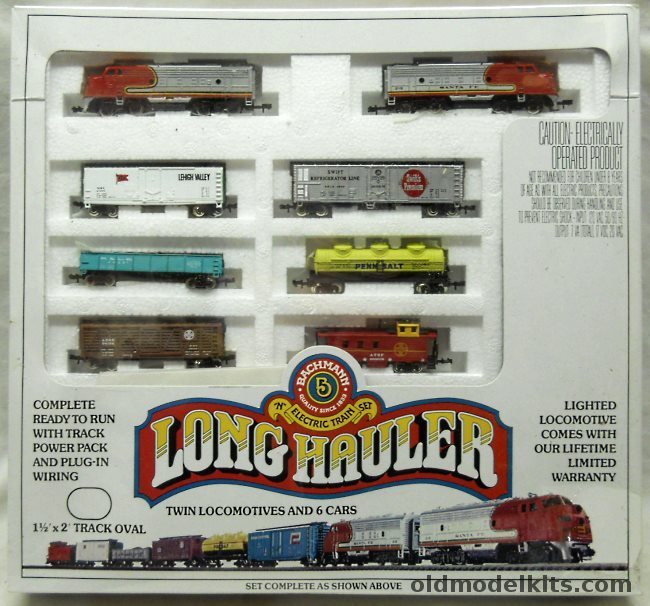 Bachmann N Long Hauler Electric Train Set - N Scale, 4406 plastic model kit